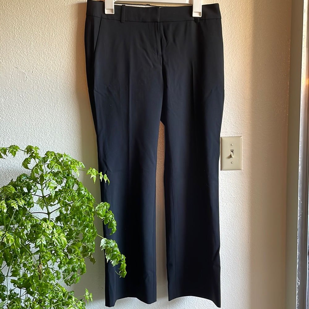 Long black slacks
